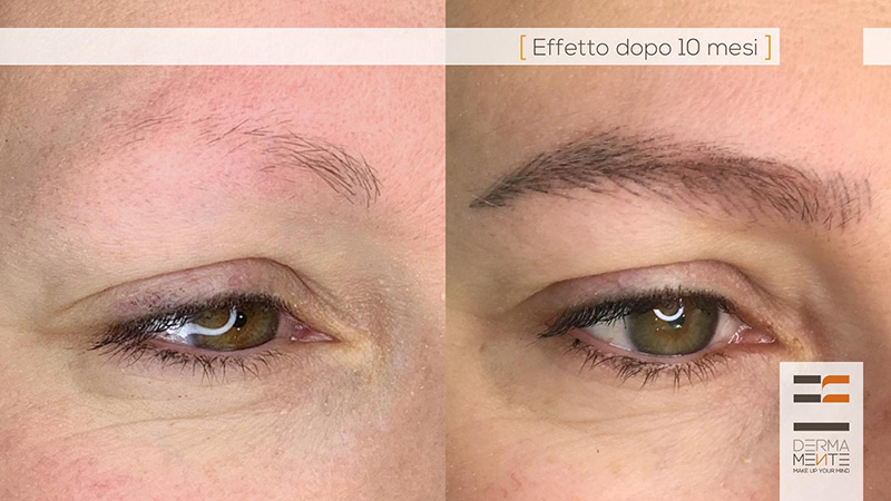 sopracciglia tatuate